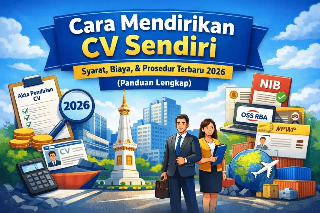 Cara Mendirikan CV Sendiri: Syarat, Biaya, dan Prosedur Terbaru 2026 (Panduan Lengkap)